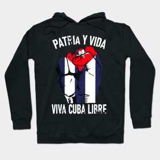 Cuba Flag Cuba Power Pride Vintage Sos Cuba Hoodie